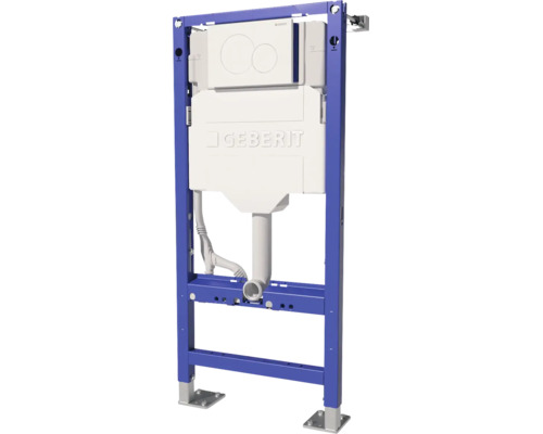 Bâti support Geberit Duofix pour toilette suspendu avec réservoir encastré et plaque de commande
