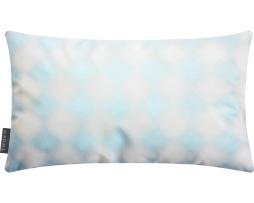 Kissen Servus Kuh Liesel blau braun 50x30 cm