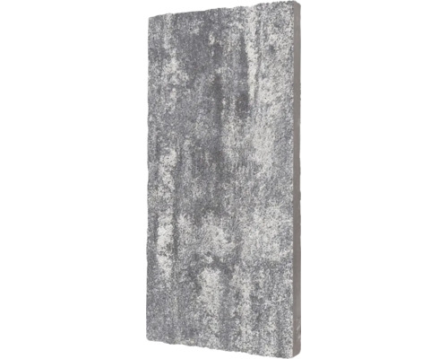 Beton Terrassenplatte COLLINA weiß-anthrazit 48 cm x 24 cm x 3,2 cm