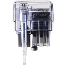 Außenfilter Blau aquaristic Hang on filter FM-120 , Rucksackfilter mit ca. 120 l/h. 4 Watt, ca. 12,5 x 12,5 x 10 cm