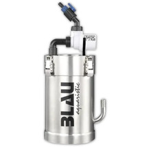 Außenfilter Blau aquaristic Edelstahlfilter SSF.1625 bis ca. 200 L Aquarium, Pumpe Reef Motion 1.5KDC ca. 0 bis 1800l/h elektronisch regelbar, 18 W, 5 L Behälter