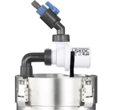 Außenfilter Blau aquaristic Edelstahlfilter SSF.1838 bis ca. 350 L Aquarium, Pumpe Reef Motion 1.5KDC ca. 0 bis 1800l/h elektronisch regelbar, 18 W, 10 L Behälter