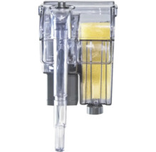 Außenfilter Blau aquaristic Hang on filter FM-60 , Rucksackfilter mit ca. 60 l/h. 3 Watt, ca. 11 x 11 x 9,5 cm