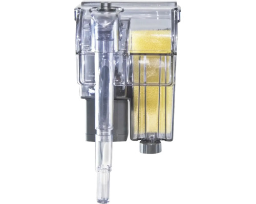 Außenfilter Blau aquaristic Hang on filter FM-60 , Rucksackfilter mit ca. 60 l/h. 3 Watt, ca. 11 x 11 x 9,5 cm