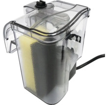 Außenfilter Blau aquaristic Hang on filter FM-60 , Rucksackfilter mit ca. 60 l/h. 3 Watt, ca. 11 x 11 x 9,5 cm