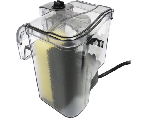 Außenfilter Blau aquaristic Hang on filter FM-60 , Rucksackfilter mit ca. 60 l/h. 3 Watt, ca. 11 x 11 x 9,5 cm