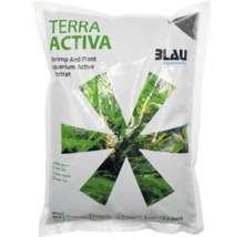 Aquarium Bodengrund BLAU aquaristic Terra Activa Soil Brown Fine 2 L, 1 - 2 mm