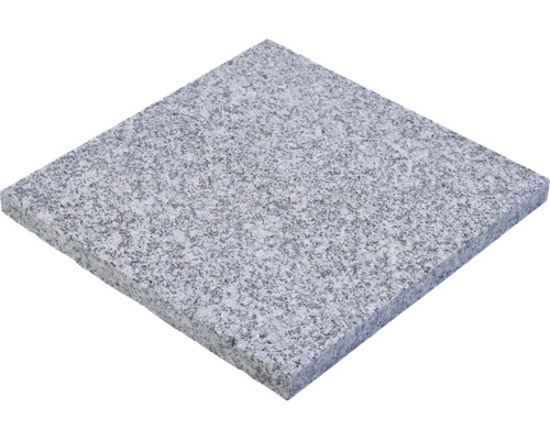 Dalle de terrasse granite gris 40 cm x 40 cm x 3 cm