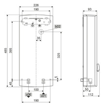 Chauffe-eau instantané AEG E21 électronique 21 kW