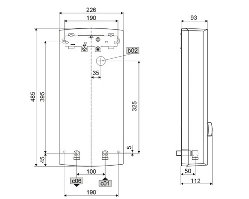 Chauffe-eau instantané AEG E21 électronique 21 kW