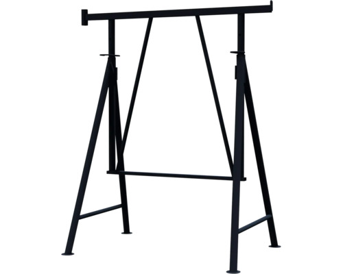 Échafaudage pliant Schake, modèle Compact S bleu 1200 mm x 1200-1950 mm