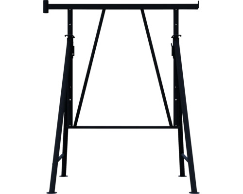 Échafaudage pliant Schake, modèle Compact S bleu 1200 mm x 1200-1950 mm
