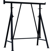 Échafaudage pliant Schake, modèle Compact S bleu 1200 mm x 1000-1300 mm