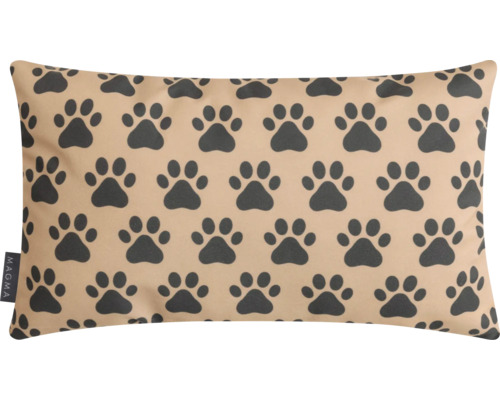 Kissen Dackel Franz taupe 50x30 cm