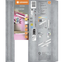 LED Unterbauleuchte dimmbar 4W 230 lm 3000 K RGBW mit Sensor + Fernbedienung 30 cm Linear Edge weiß