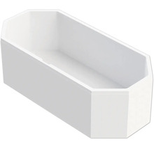 Baignoire îlot à forme arrondie en acrylique sanitaire pour la salle de bain