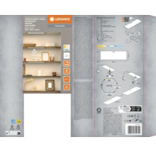 LED Unterbauleuchte Panel dimmbar 5W 220 lm Einstellbares Weiß 30x10 cm Undercabinet Panel weiß