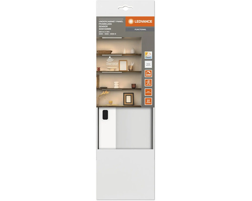 LED Unterbauleuchte Panel dimmbar 5W 220 lm Einstellbares Weiß 30x10 cm Undercabinet Panel weiß