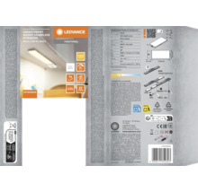 LED Unterbauleuchte Erweiterung für Panel 3,85W 250 lm 3000 K 17,9 cm Undercabinet Sockel weiß Extension Kit m. Steckdosen