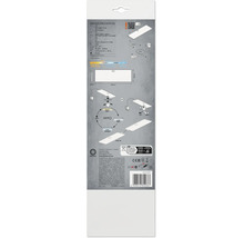 LED Unterbauleuchte Panel dimmbar 5W 220 lm Einstellbares Weiß 30x10 cm mit Sensor Undercabinet Panel schwarz
