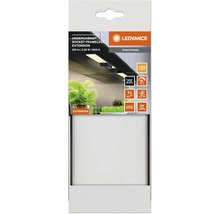 LED Unterbauleuchte dimmbar mit Steckdosen 3,85W 250 lm 3000 K 17,9 cm Undercabinet Sockel schwarz Erweiterung für Panel
