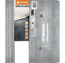 LED Unterbauleuchte 10W 620 lm 3000 K 55,7 cm mit Kippfunktion Linear LED Turn silber