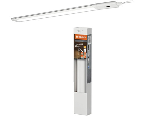 Éclairage LED sous-meuble à intensité lumineuse variable
 6W 250 lm 3000 K 30 cm avec capteur
 Cabinet LED Slim blanc