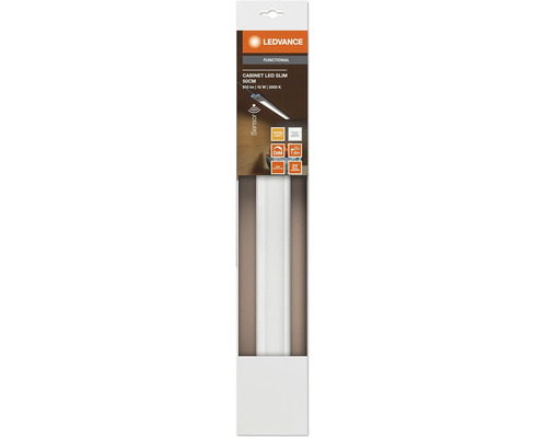 LED Unterbauleuchte dimmbar 10W 470 lm 3000 K 50 cm mit Sensor Cabinet LED Slim weiß