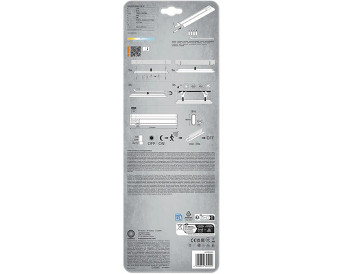 LED Unterbauleuchte Batteriebetrieb 1,9W 90 lm 4000 K 21,4 cm mit Sensor Linear LED Mobile weiß