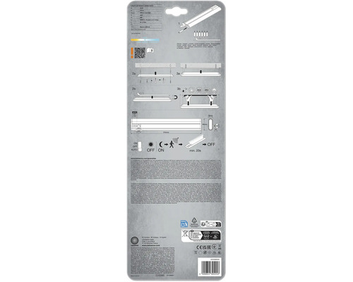 Éclairage LED sous-meuble fonctionnement sur batterie 2,9W 174 lm 4000 K 31,4 cm avec capteur
 Linear LED Mobile blanc