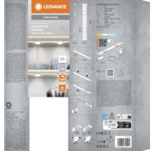 LED Unterbauleuchte 2er Spot 7W 400 lm 4000 K 44,5 cm Linear LED Magnet weiß