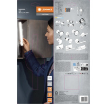 LED Unterbauleuchte 3-step dimmbar USB-aufladbar 2W 150 lm 4000 K 20,6 cm LEDStixx silber Spiegelleuchte