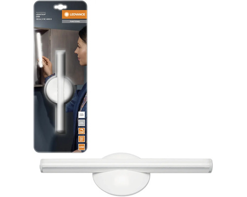 Éclairage LED sous-meuble 3-step à intensité lumineuse variable
 recharge USB 2W 150 lm 4000 K 20,6 cm LEDStixx argent
 lampe de miroir