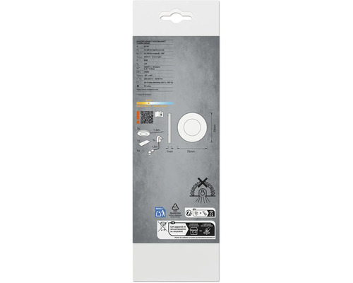 LED Unterbauleuchte Spot 8,5W 390 lm 3000 K Ø 7,5 cm Undercabinet Spot weiß