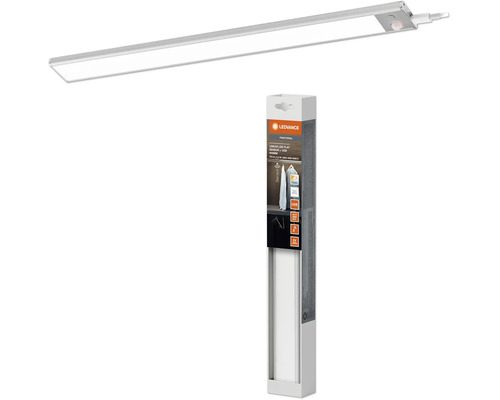 Éclairage LED sous-meuble fonctionnement sur batterie 3,2W 200 lm 3000- 6500 K 40 cm avec capteur
 Linear LED Flat gris
