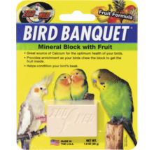 Bloc minéral aux fruits Zoo Med Bird Banquet pour oiseaux dans son emballage d origine