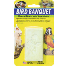 Bloc minéral Zoo Med Bird Banquet aux légumes pour oiseaux 142 grammes