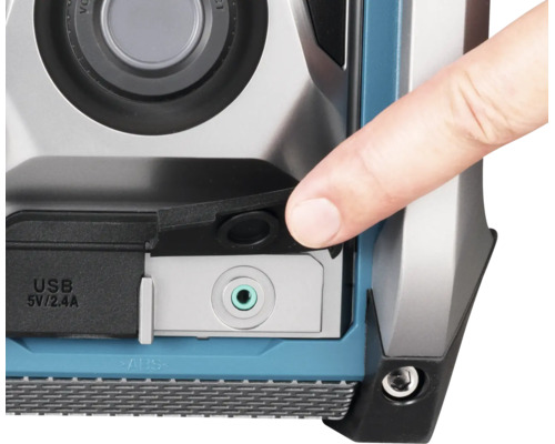 Akku-Baustellenradio Makita MR007GZ 12-40V, ohne Akku und Ladegerät