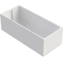 Baignoire rectangulaire en acrylique sanitaire au design minimaliste