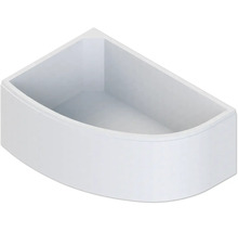 Receveur de douche quart de cercle pour installation en angle en acrylique sanitaire pour la salle de bain