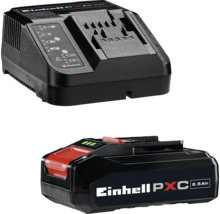 Kit de démarrage batterie Einhell Power X-Change 1 x batterie (2.5Ah) et chargeur rapide