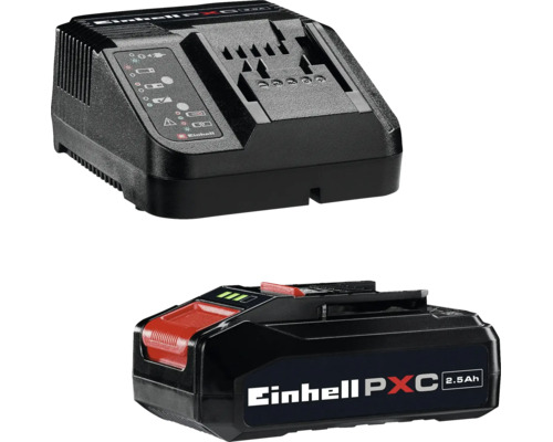 Kit de démarrage batterie Einhell Power X-Change 1 x batterie (2.5Ah) et chargeur rapide