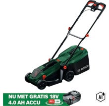 Akku Rasenmäher BOSCH Professional Rotak 32 18V, bis zu 150 m², inkl. Akku 4 Ah, 32 cm (Image AI modified or generated)