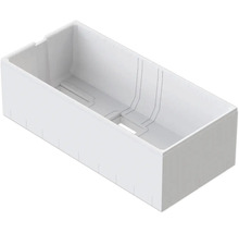 Boîtier encastré rectangulaire en plastique pour installation murale