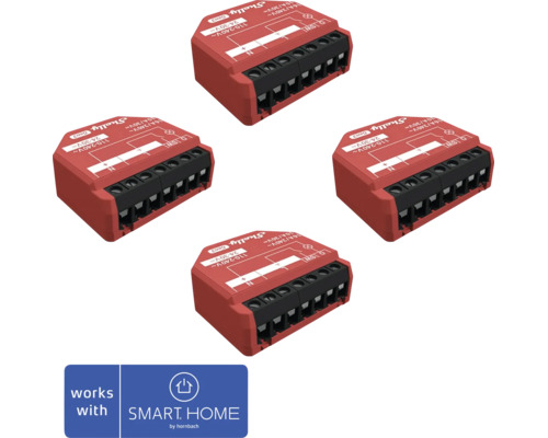 Interrupteurs Shelly 1PM Gen3, lot de 4 pce