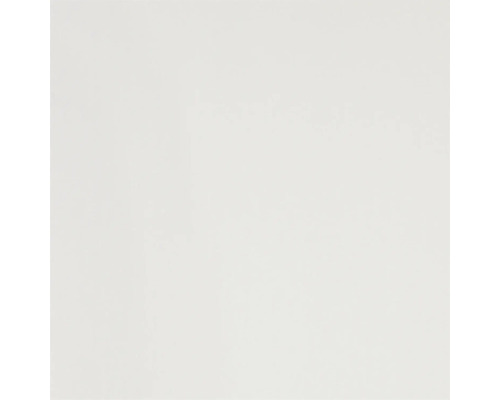 Carreau blanc carré avec une surface lisse et mate.
