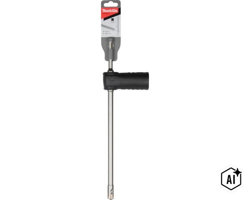 Outil d'enfoncement Makita SDS-plus B-64406, diamètre 16 mm, longueur 360 mm, avec poignée. (Image AI modified or generated)