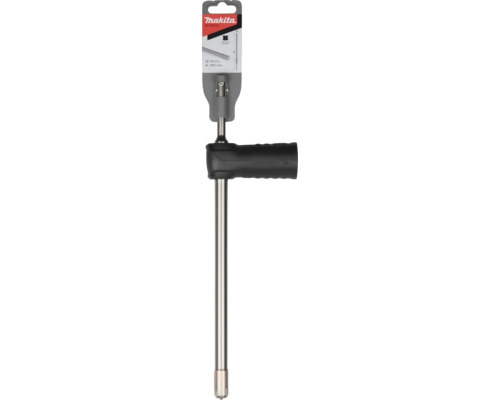 Outil SDS-plus Makita B-64412 avec poignée noire, diamètre 18 millimètres et longueur 360 millimètres.