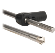 Foret aspirant pour un perçage sans poussière avec adaptateur d'aspiration intégré pour raccordement d'aspirateur et emmanchement SDS.