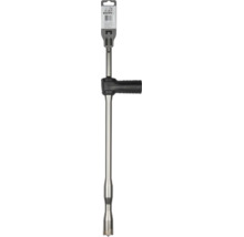 Foret aspirant Makita pour béton avec raccord d'aspiration de poussière intégré et clip de suspension.